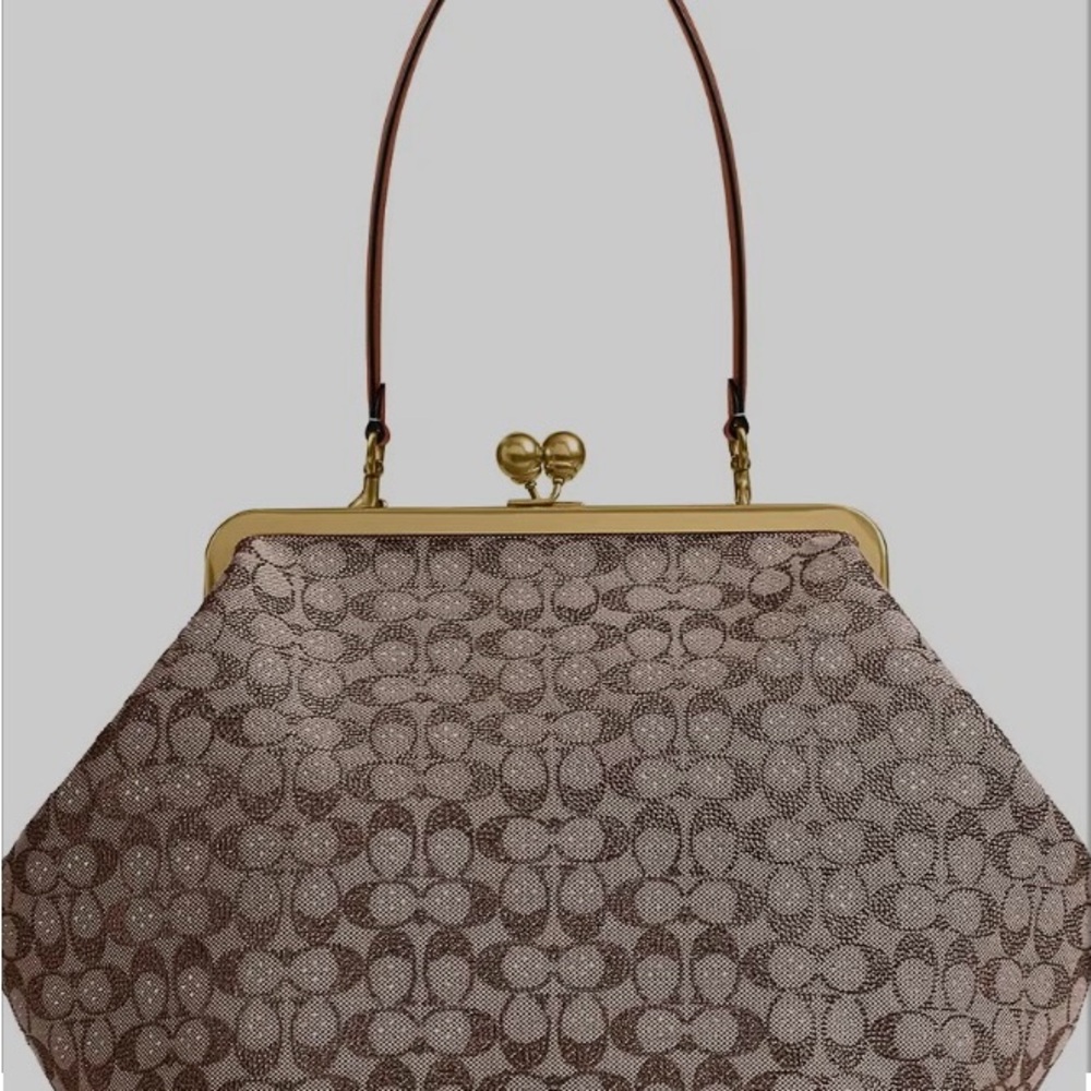 Coach kisslock handbag